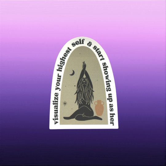 Highest Self Goddess Sticker