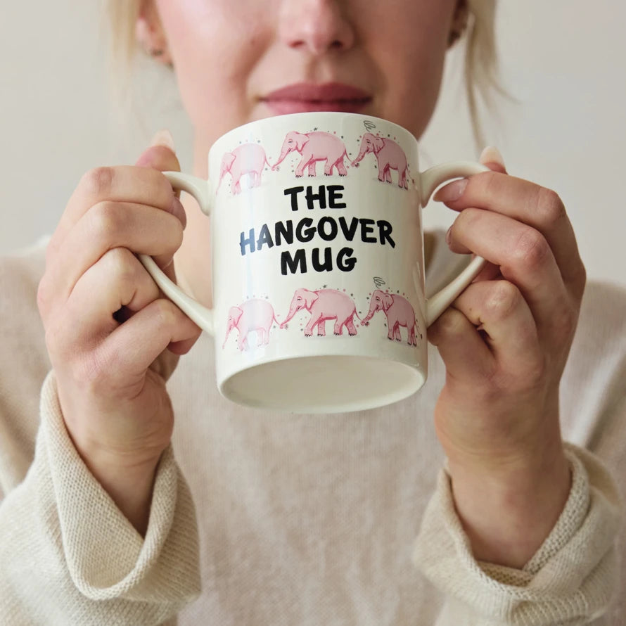 Pink Elephant Hangover Mug