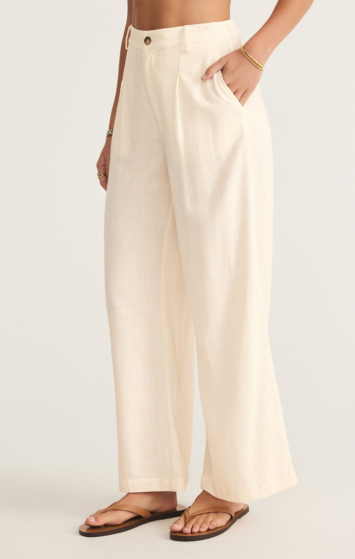 Vista Linen Pant - Sea Salt