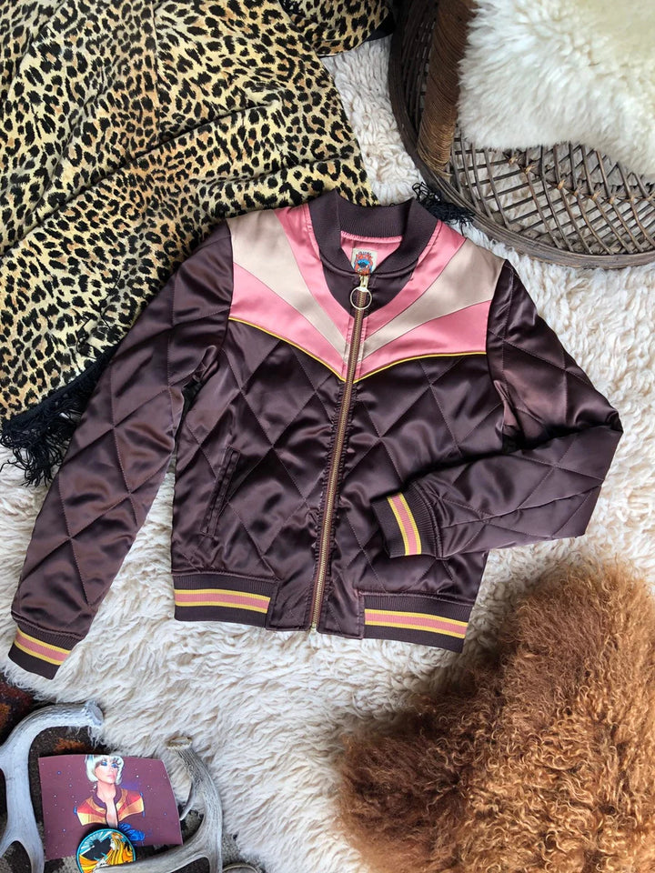 Brown Sugar Rising Sun Bomber Jacket