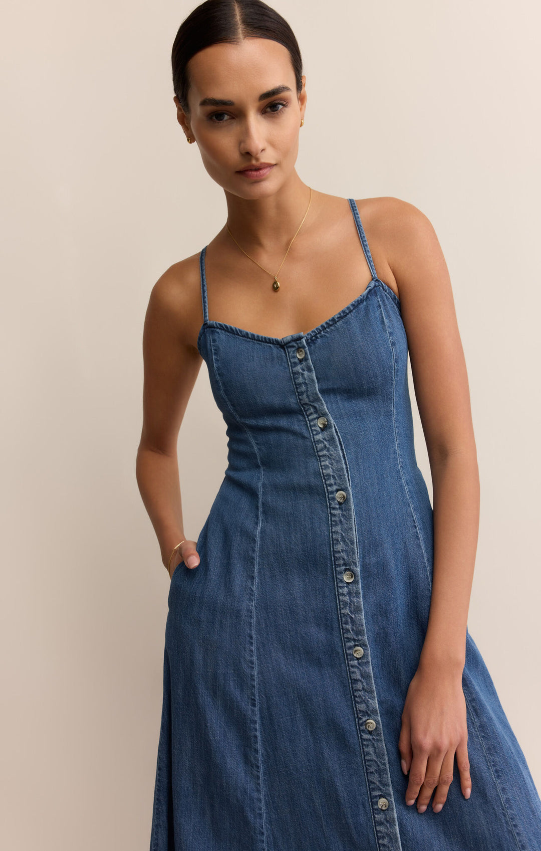 Z Supply Angel Eyes Denim - Indigo