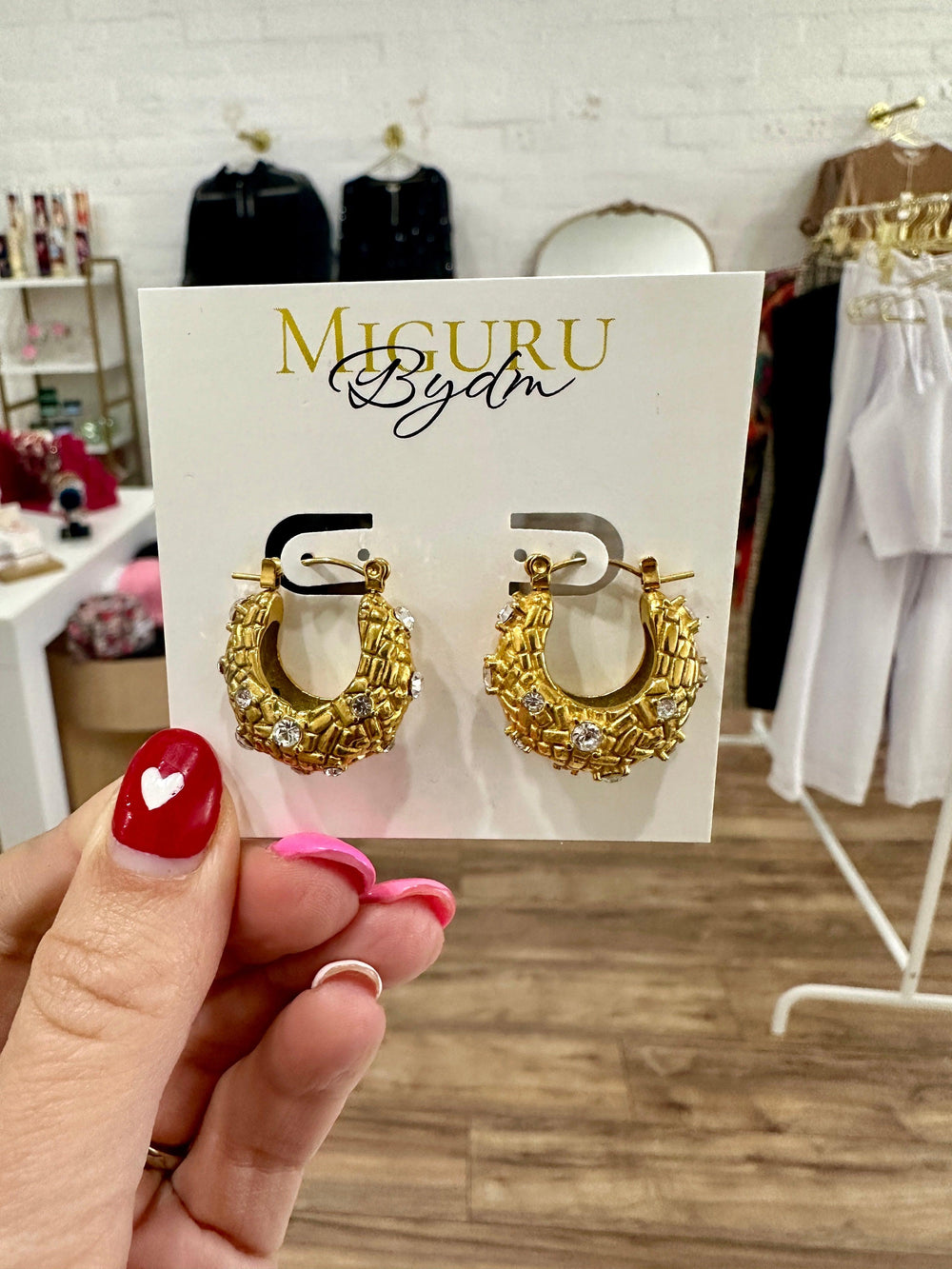 Miguru Earrings - For the love, LV