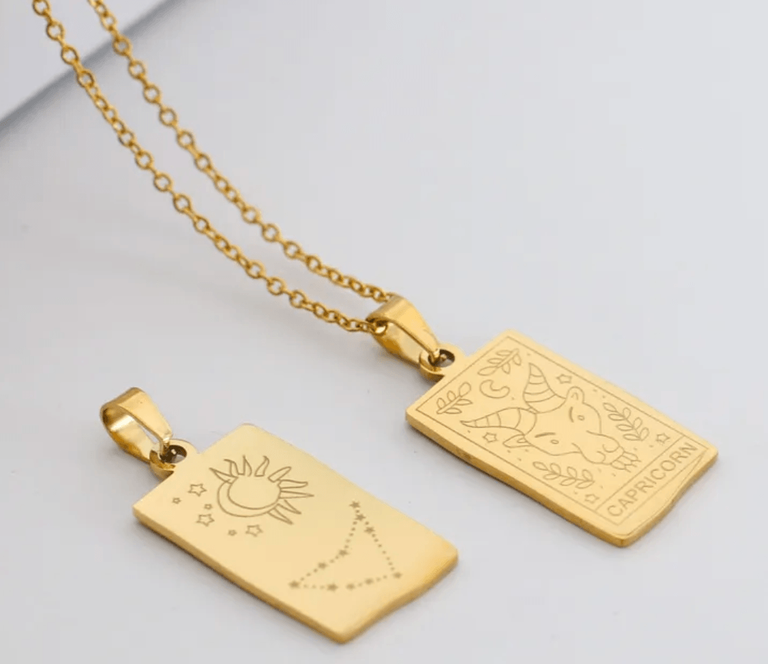 Nihao Necklaces Capricorn Zodiac Sign Necklaces - Capricorn