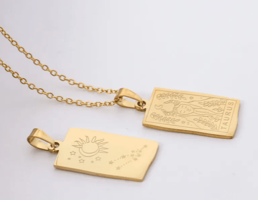 Nihao Necklaces Taurus Zodiac Sign Necklaces - Taurus