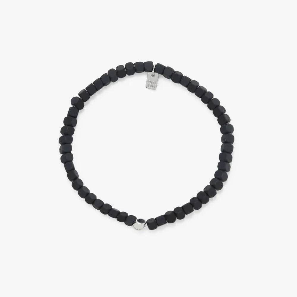 Pura Vida Coated Hematite Stretch Bracelet - For the love, LV