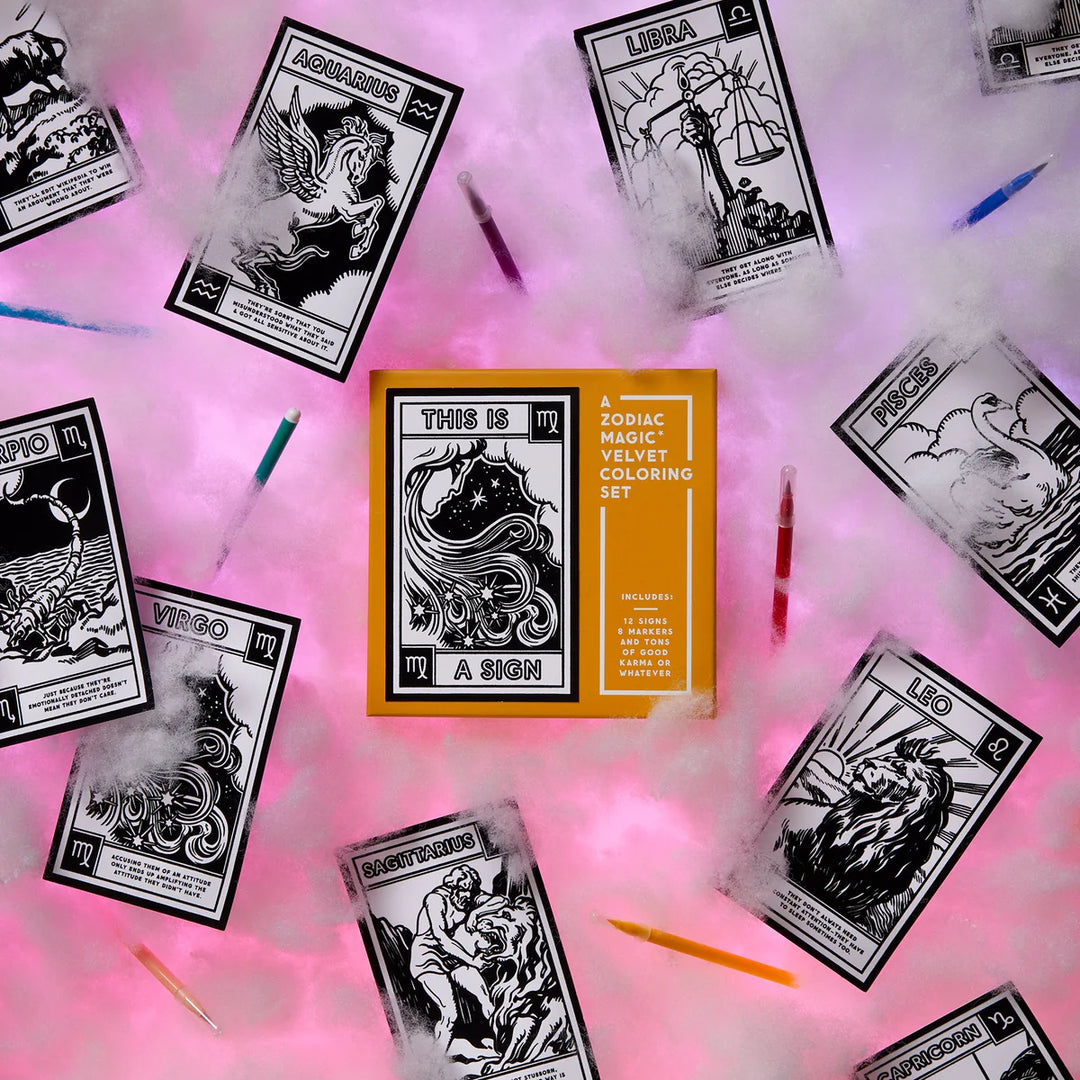 A Zodiac Magic Coloring Set