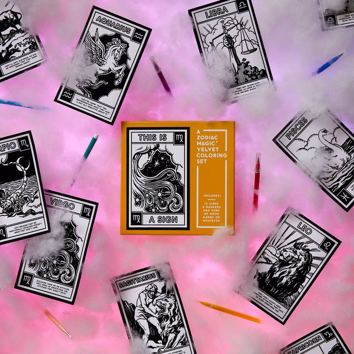 A Zodiac Magic Coloring Set