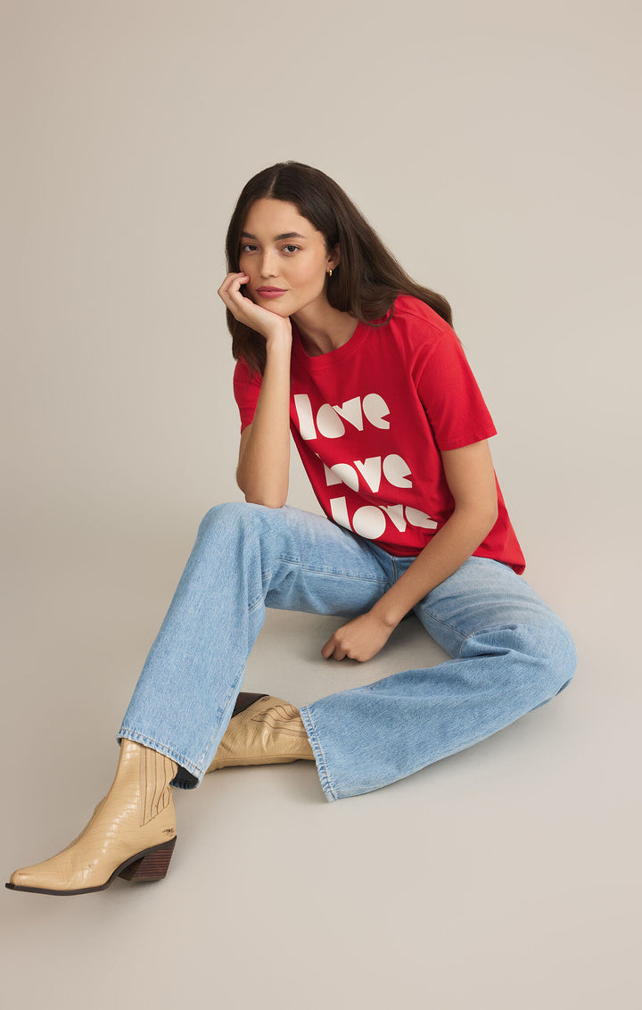 Z Supply In Love Boyfriend Tee