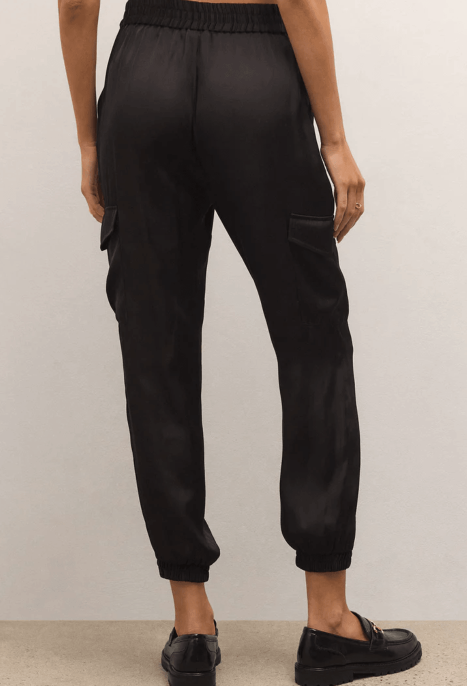 Z Supply Joggers Z Supply Rory Cargo Jogger- Black